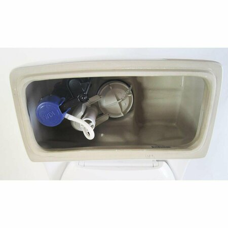FIXTURESFIRST Replacement Plastic Toilet Flushing Mechanism - White FI3309215